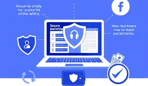 A modern, clean illustration showing benefits of legal bookmakers: a secure online betting interface on a laptop, a shield symbolizing safety, a wallet with money indicating financial protection, and a checkmark badge for legal compliance, all in a professional blue and white color scheme, flat vector style, no text or numbers